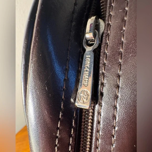 Vintage Longchamp Leather Backpack - Picture 7 of 10